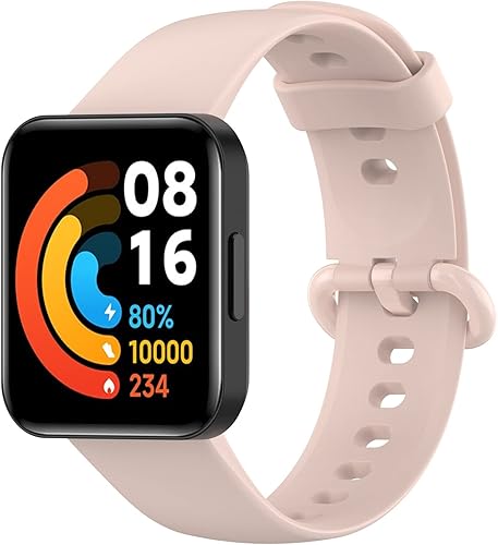 Correa de repuesto para Xiaomi Redmi Watch 2 Lite para mujeres y hombres, Redmi Watch 2 correas de repuesto de silicona suave y ajustable,