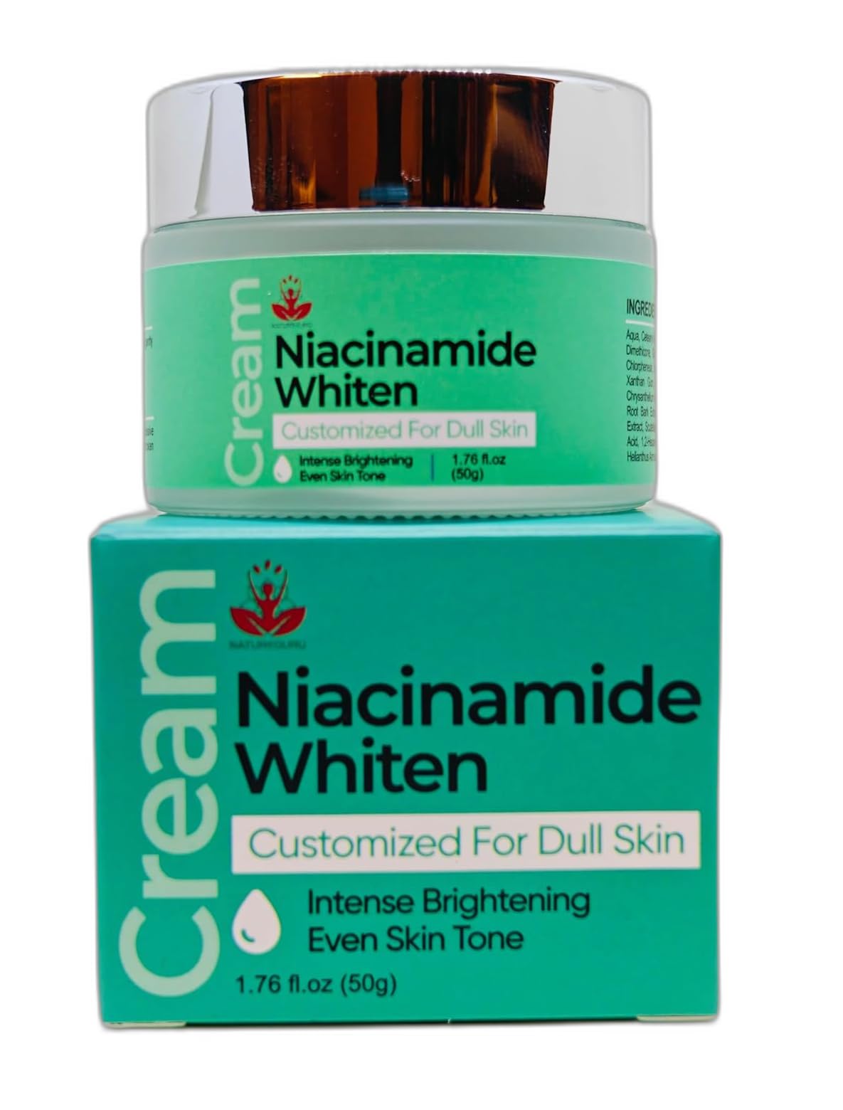 Niacinamide Face Cream, Whitening & Brightening Moisturizer for Dark Spots Hyperpigmentation, Acne Marks & Uneven Skin Tone