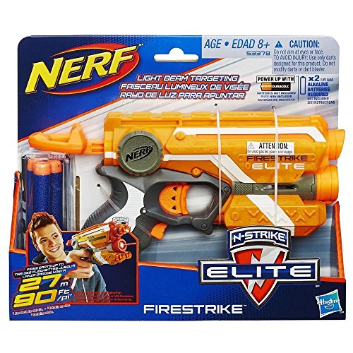 Nerf - Elite FireStrike lanzadardos Doble (Hasbro A3184E24)