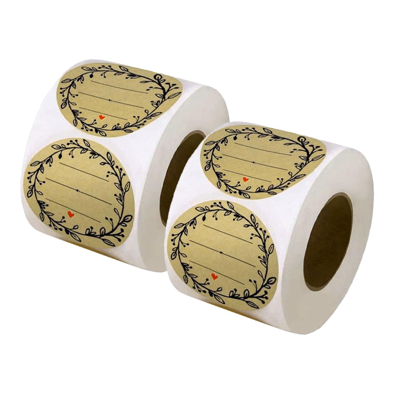 Lurrose 6 Di Etichette Autoadesive Prodotti Da Forno Adesivo Torta Adesivo Tag Sacchetti Di Biscotti Barattoli Di Etichetta Kraft Barattolo