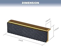 Vista 5 de Mordazas de Tornillo de Banco de 4 pulgadas, Almohadillas Cubiertas Universales Suaves para Mordazas de Tornillo con Imán Fuerte, Protector