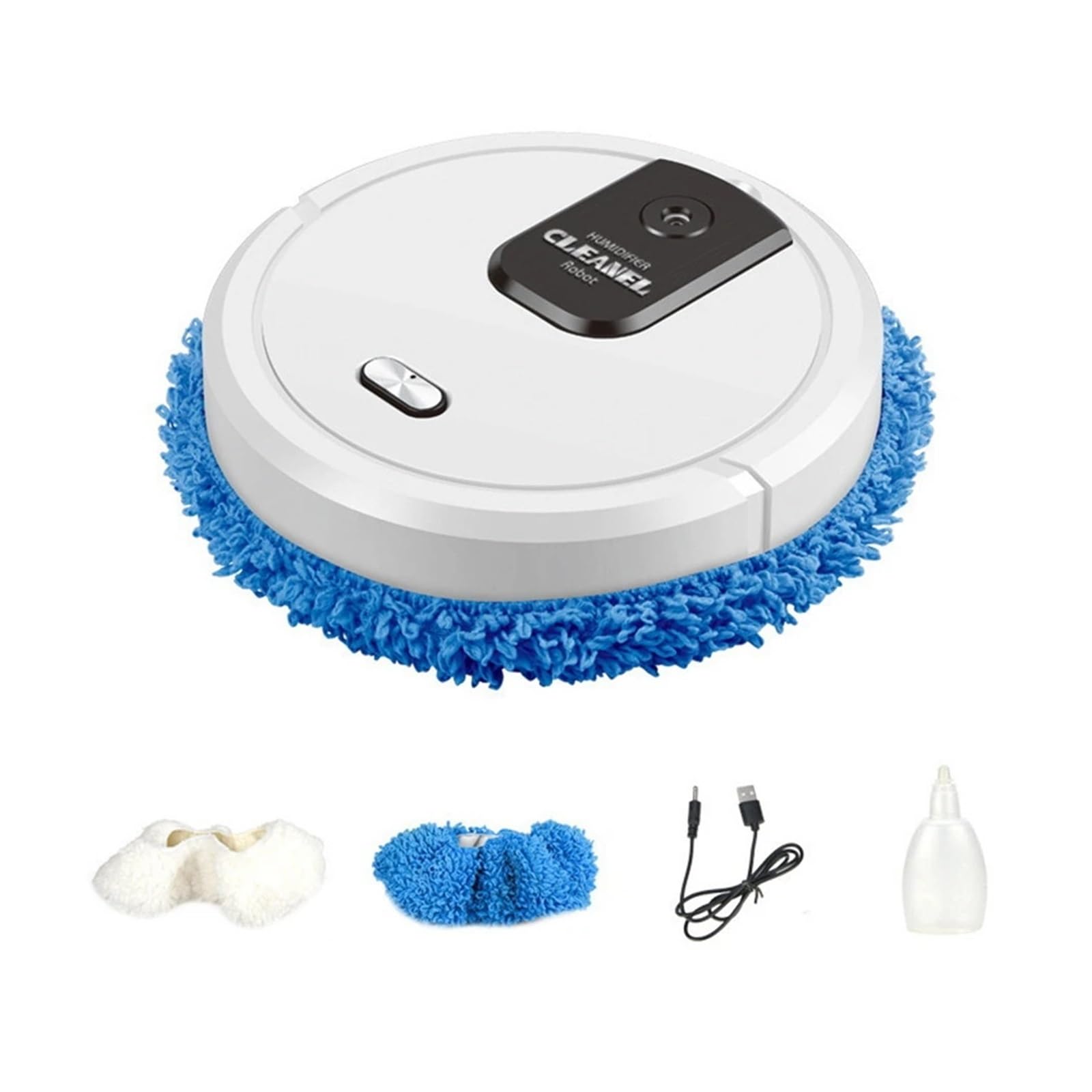 EWsdsfs Smart Robot Vacuum Cleaner Sweeping Mopping Smart Mop Robot Dry and Wet Mop Humidifying Strong Suction Robot-A