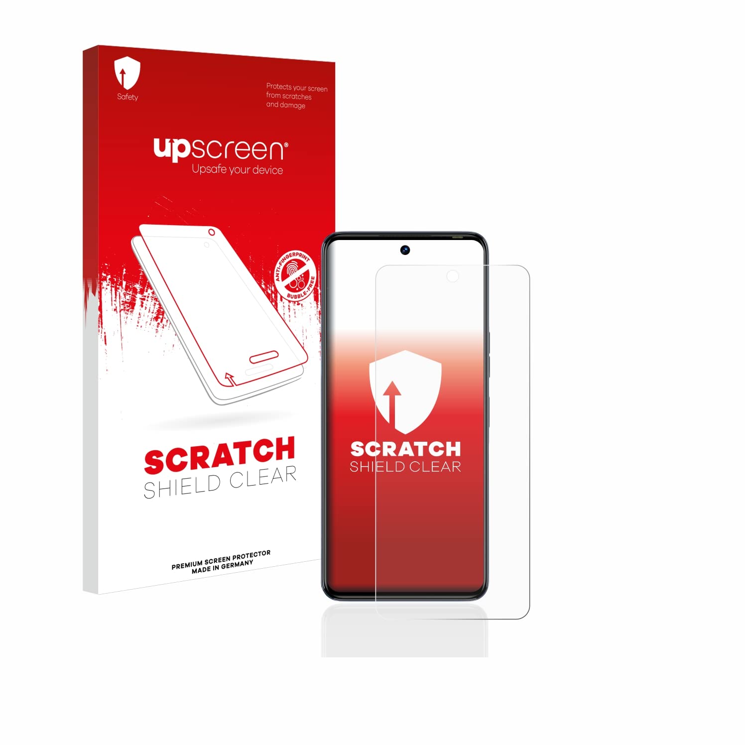 upscreen Scratch Shield Screen Protector compatible with Tecno Camon 20 Pro 5G - HD-Clear, Anti-Fingerprint