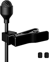 Vista 4 de JK MIC-J 044 micrófono lavalier de solapa profesional con condensador omnidireccional para transmisor inalámbrico Sennheiser