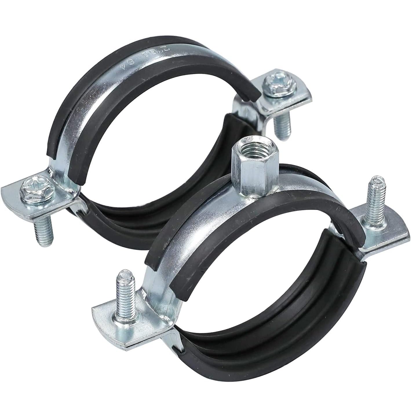 Abrazadera de tubo metal M8 M10 para fijación de tubería de agua de 20mm a 160mm