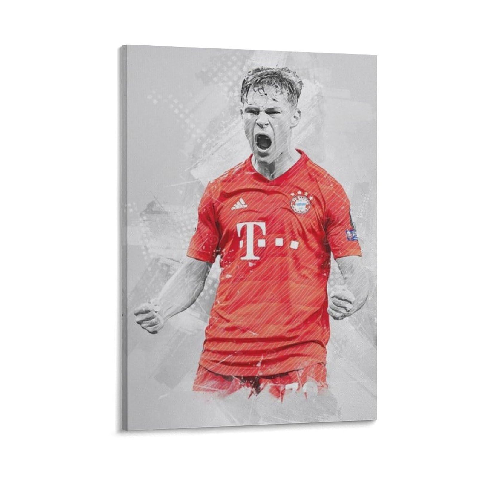 FCOIN Joshua Kimmich Canvas Poster Artworks Picture Print Poster Wall Art Painting Canvas Decor Home Posters 08x12inch(20x30cm)