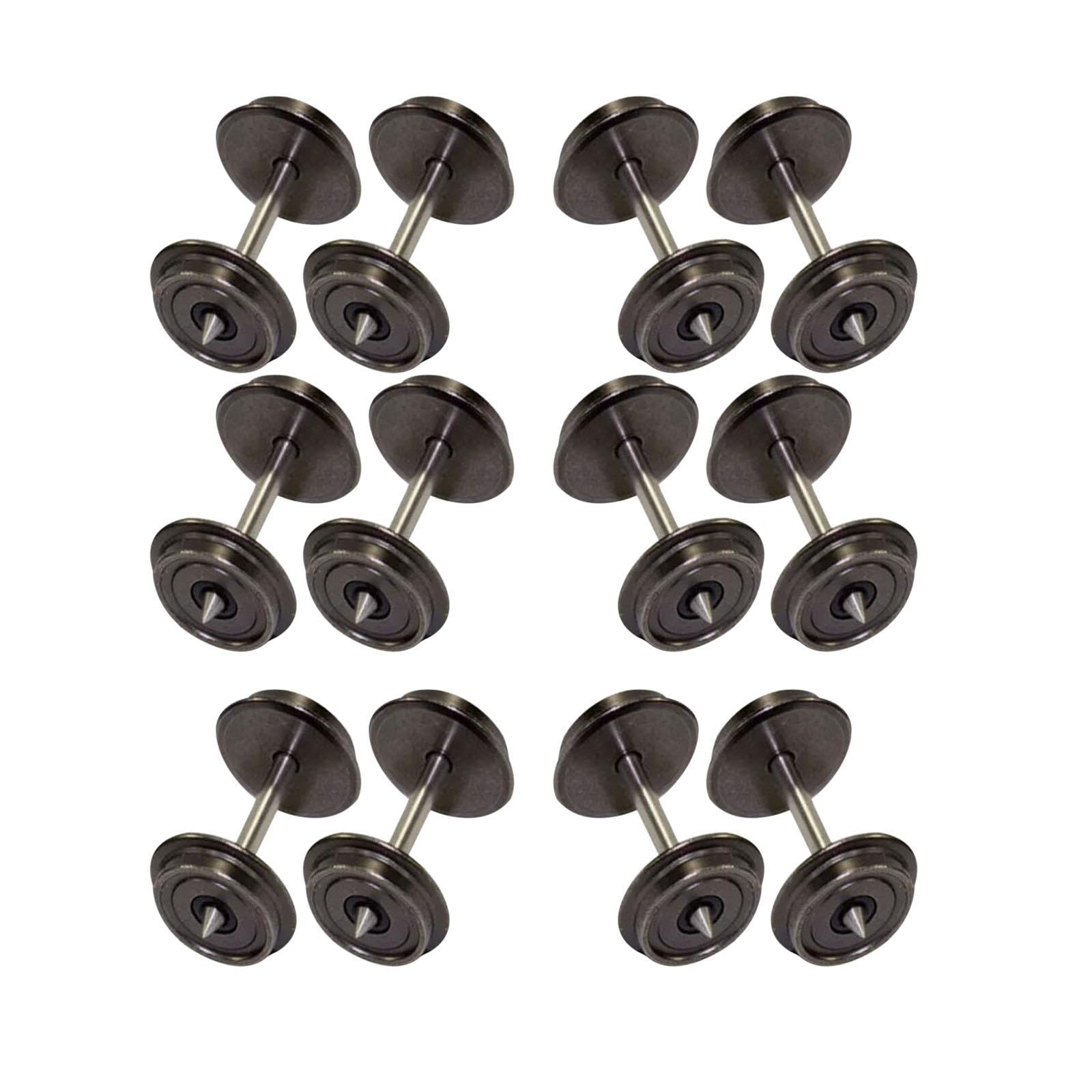 BNF® 12Pcs Metal Wheels Spare Part Hobby Train Accessory for 1:87 Model Train DIY|Toys & Hobbies|Toys & Hobbies|Toys & Hobbies|12 HO Scale 1:87 Metal Wheels-image-12