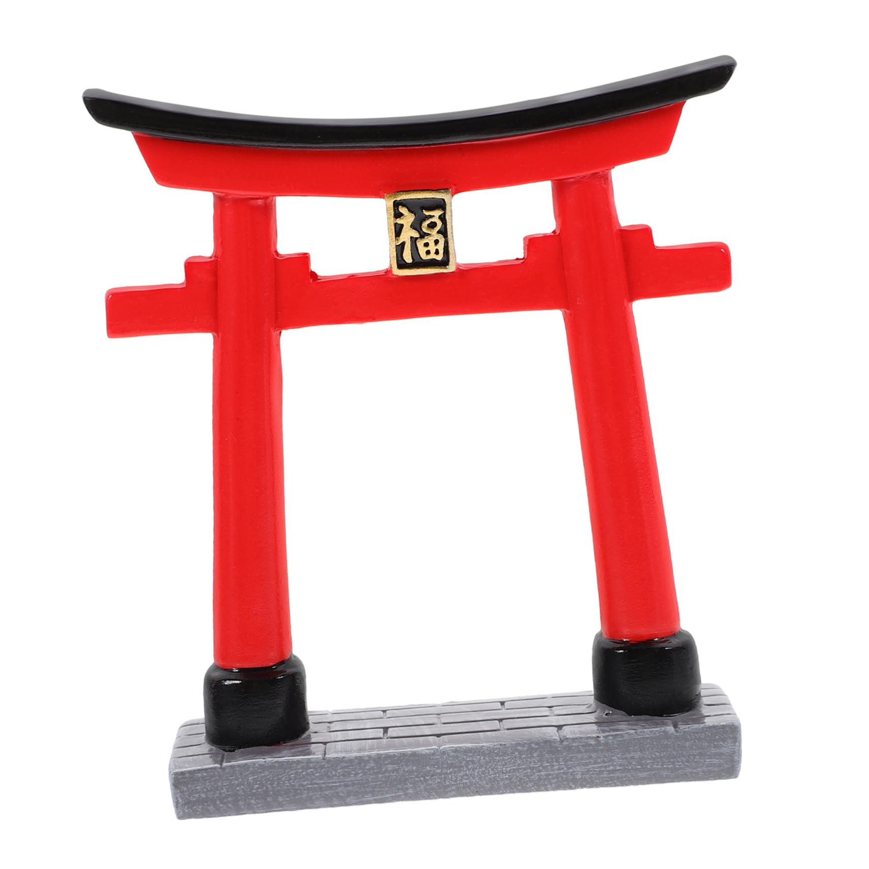 Ornement Torii en résine pour aquarium et mini jardin paysager japonais