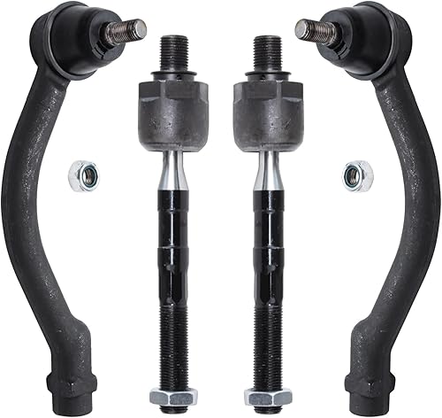 Miniatura 79 de Detroit Axle - 4 barras de acoplamiento delanteras para Hyundai Elantra Forte Koup Forte5, 4 extremos de barra de acoplamiento interiores y