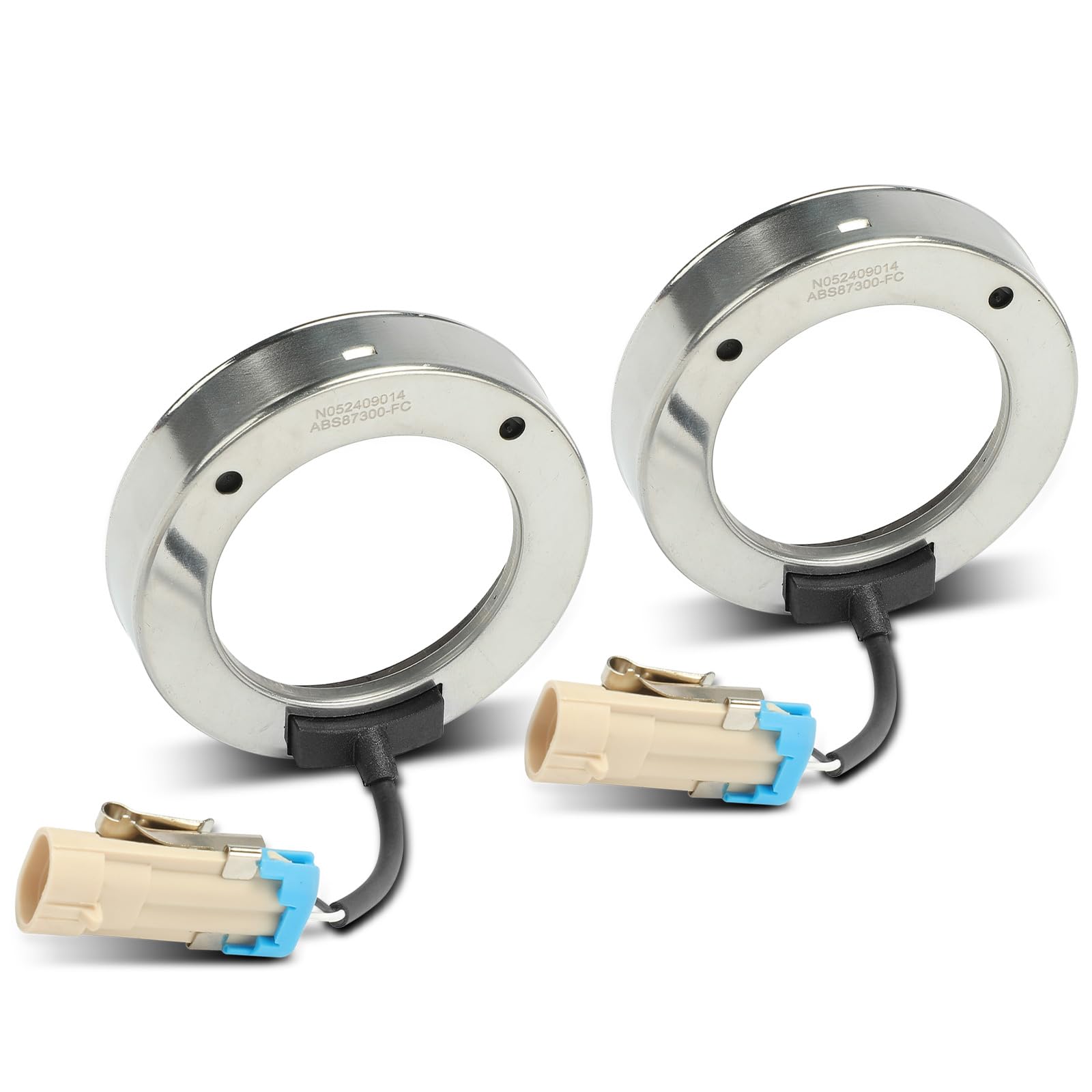 Frankberg 2x Sensor de velocidad de ruedas Sensor ABS 2 Polos Compatible con Epica KL1 Evanda Replace# 96287300