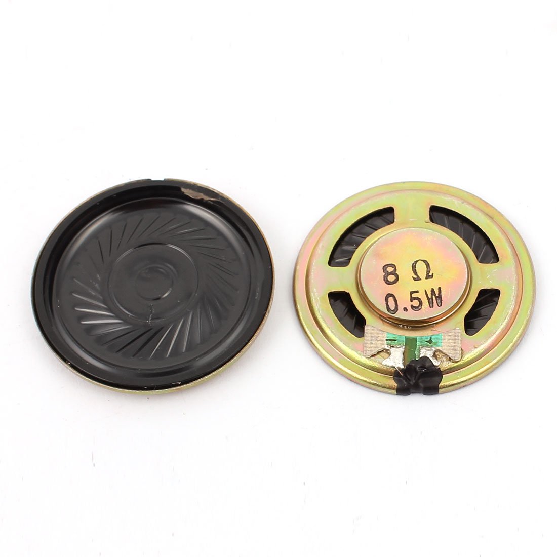 Lot De 4 Mini Haut-parleurs 36 Mm 8Ω 0,5W | Avec Fil 10 Cm Pour Sonnettes, Alarmes, Jouets, Projets DIY