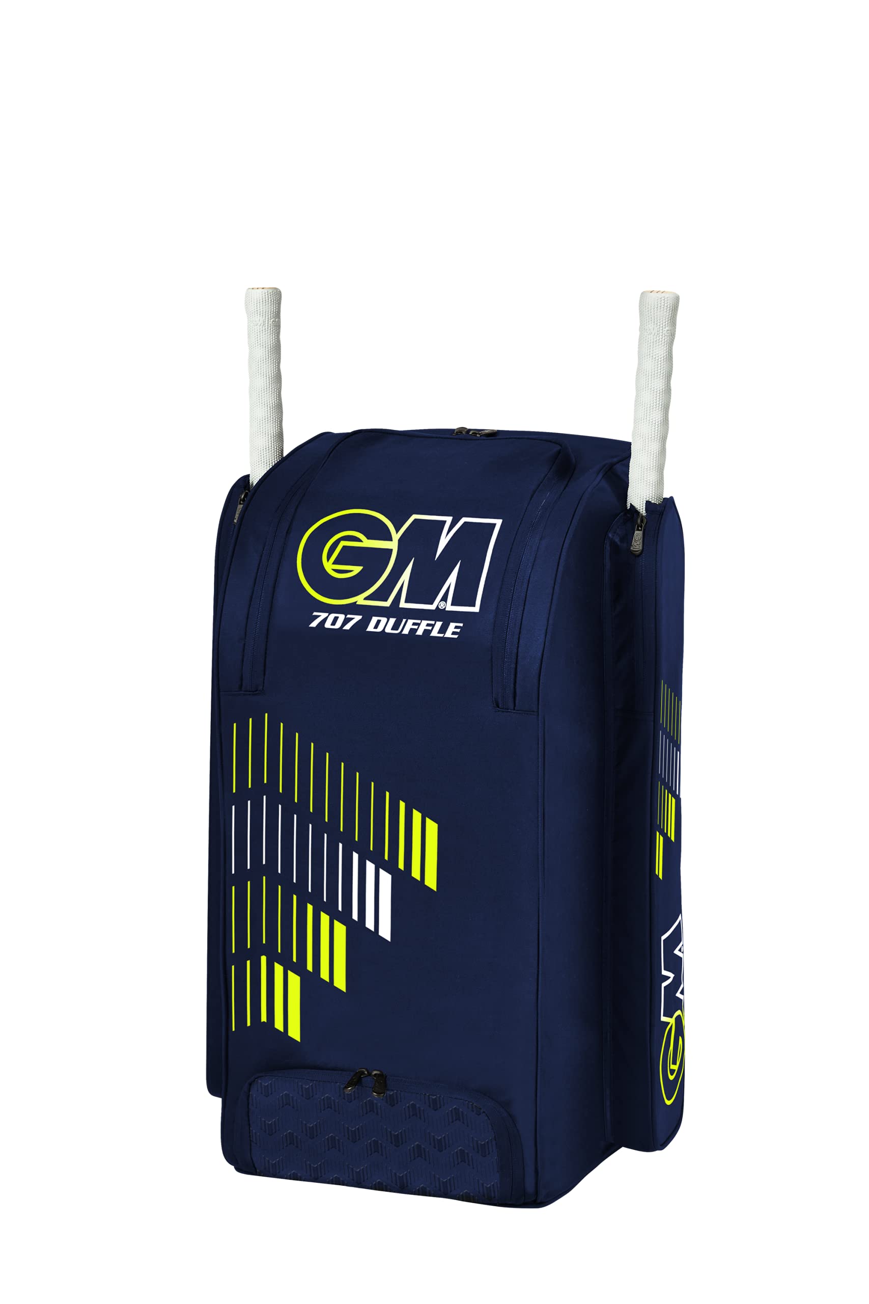 Gunn & Moore GM Cricket Duffle Bag Rucksack | 707 Prima | Two Full Size Bat Pockets | Shoe Tunnel | Tough 600 Denier Polyester | Medium - 85 litres | Blue — image 1