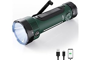Versatile No-Battery Flashlight with Weather Preparedness