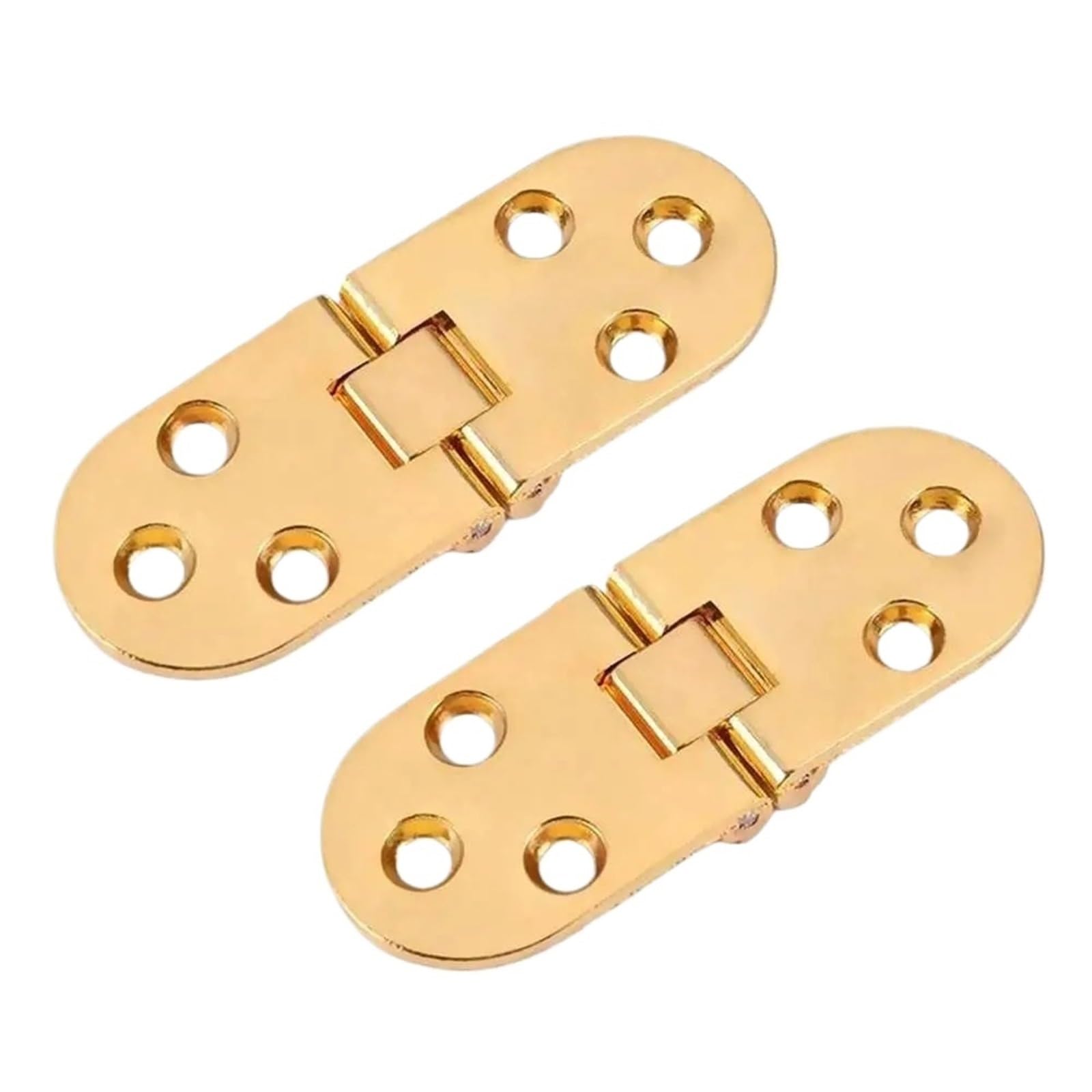 Kdhcvkz Color 1 2Pcs Zinc Alloy Hinges 180 Degree Cabinet Door Hinge(Color 1)