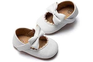 Cute and Comfy Baby Girl Dress Shoes for First Steps: A Stylish...