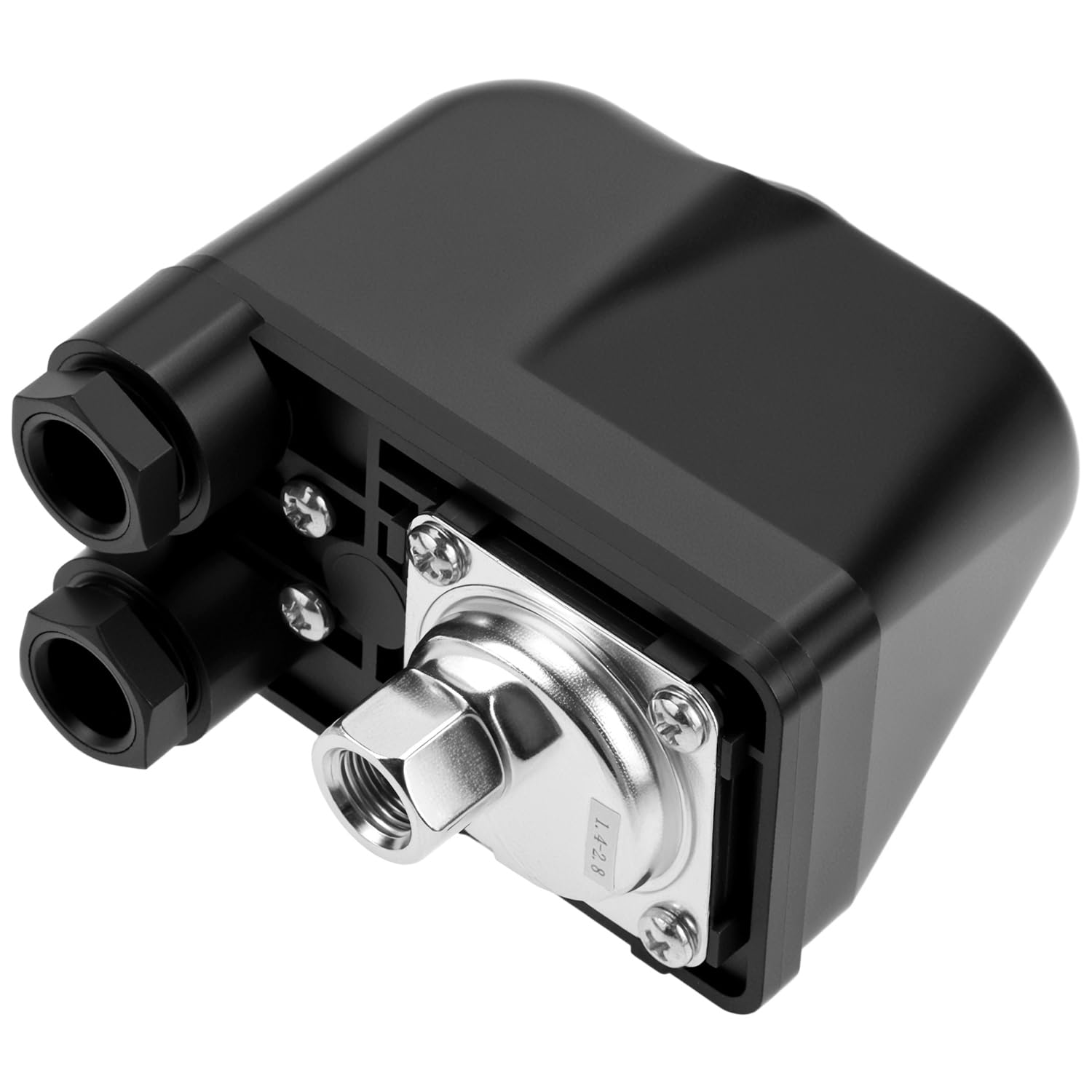 QWORK® Presostato Bomba Agua 230V Monofásico, Presostato Agua G1/4", Presostato para Jardines
