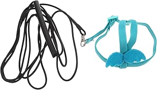 Ipetboom Arnês De Esquilo De Corda Voadora De Papagaio Coleira De Coelho Acessórios De Réptil Arnês De Asa De Morcego Arnês De Conure Arnês De Periquito Arnês De Papagaio Resistente Ao