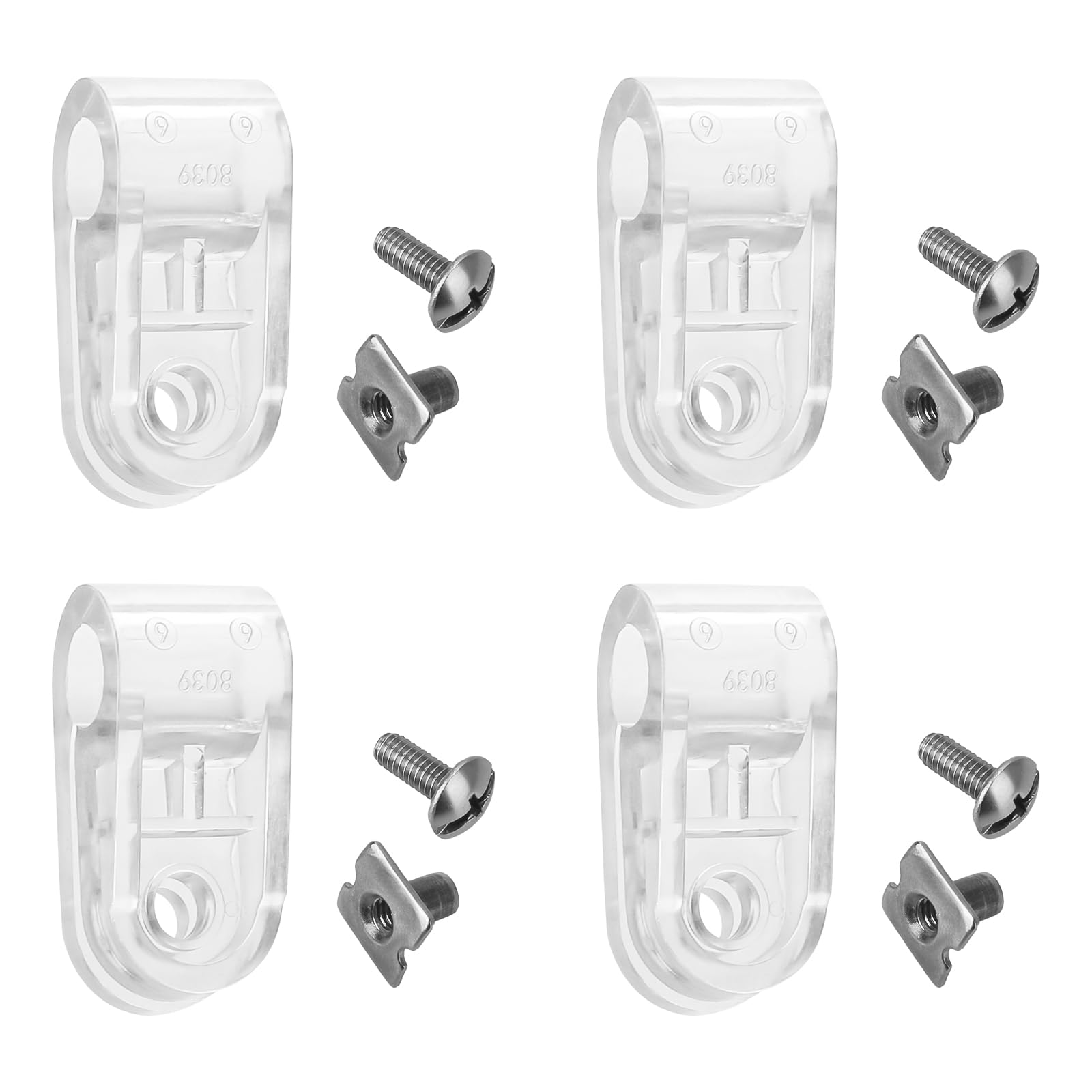ArrogantF Football Helmet Clips Screws Nuts Compatible
