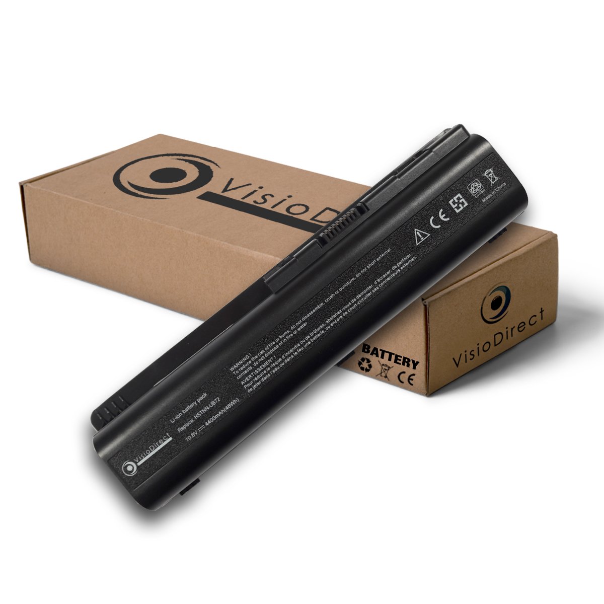Vhbw Batteria Compatibile Per Notebook HP/Compaq Pavilion Dv5 (4400mAh, 10.8V, Li-Ion) Sostituisce HSTNN-C51C, 462890-541 - 3