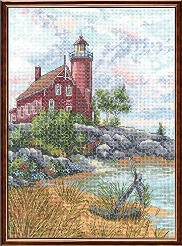 Image of Eagle Harbor Light Counted Cross Stitch Kit