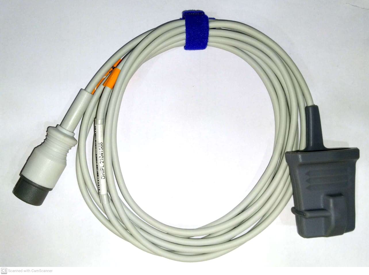 DHIPL- HWATIME 6 PIN ROUND SPO2 PROBE (ADULT RUBBER) 3 MTR