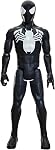 Marvel Spider-Man Titan Series Black Suit Spider-Man Action Figure, 12-Inch-Scale (30 cm) Super Hero Toys for Kids Ages 4+