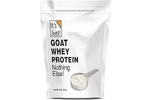 It's Just! Goat Whey Protein Concentrate: Organic, Pasture-Raised