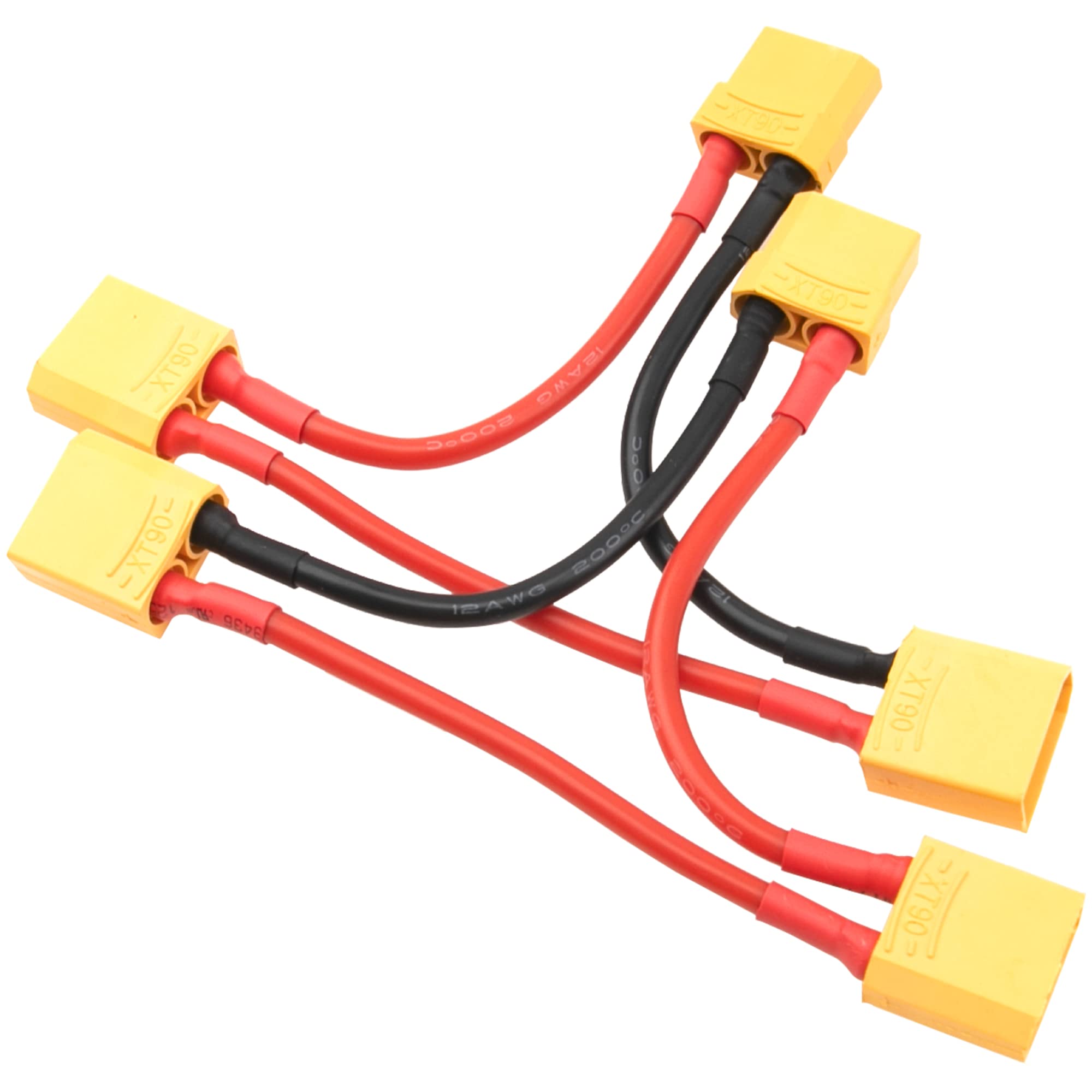 Adaptador de cable serie para coche RC compatible con XT90 grande Tamiya Traxxas EC5 XT60 EC3 T Plug para RC Truck Boat Lipo Battery ESC (conector XT90)