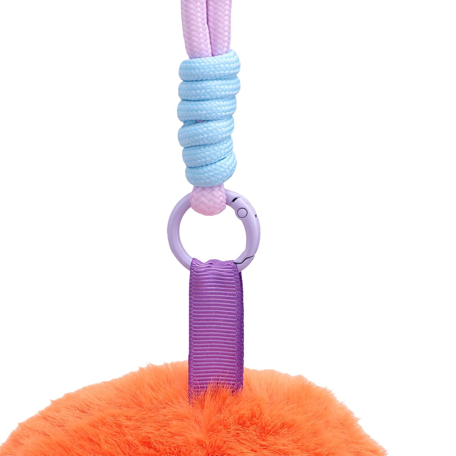 VBESTLIFE Animale di Peluche Intelligente AI, Peluche Educativo Interattivo con Clonazione Vocale, Occhi Emotivi, Conversazione in Tempo Reale in 66 Lingue per Bambini (ORANGE)