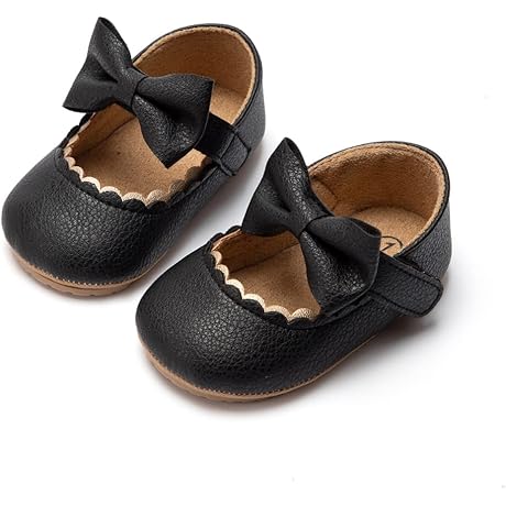 Baby Girl's Stylish Mary Jane Flats: Perfect for Tiny Tootsies