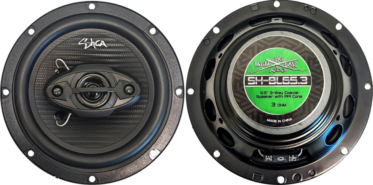 Sky High Car Audio BL65.3 6.5" Coaxial 3 Ohms (Pair)