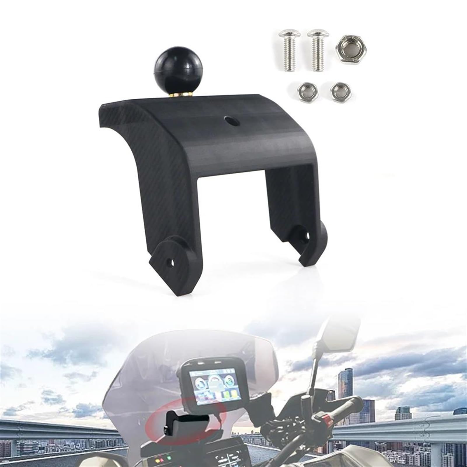 Soporte Móvil Bicicleta Soporte De Montaje para GPS De Motocicleta, Soporte Adaptador para Teléfono Inteligente, Soporte De Montaje para Tracer 900/9/GT 2018-2023 2024 Soporte Teléfono Bici