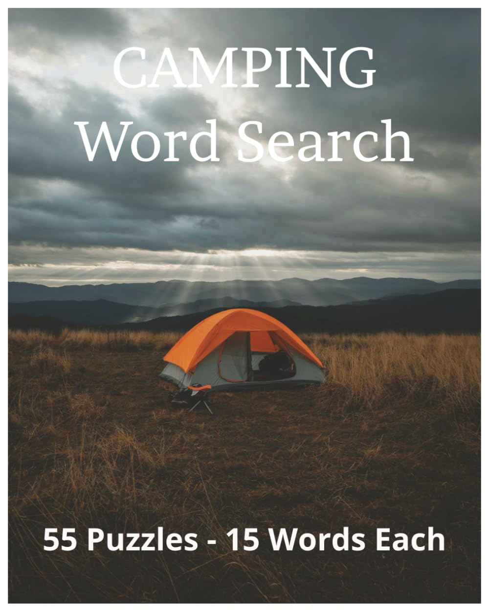 Camping Word Search: Outdoor Word Search Puzzle Book for Adults with Camping, Nature, and Adventure Themes