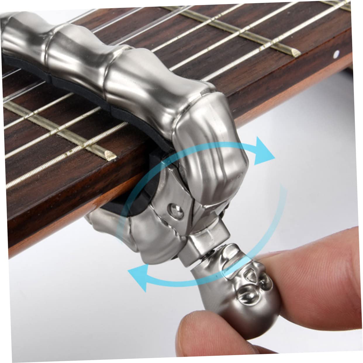 TOYANDONA 2pezzi Capo Per Chitarra e Ukulele Clip Per Modifica Del Suono Design Creativo e Resistente Per Musicisti Principianti e Esperti Accessorio Musicale Versatile