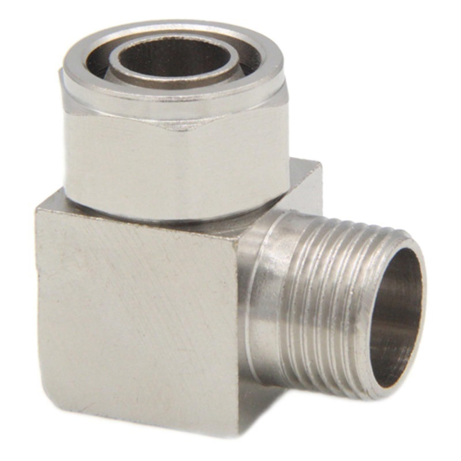 Connecteur à torsion rapide en cuivre, coude à Angle droit Pl8-02, trachée pneumatique 6-01/10-03/12-04, 1 pièce(PL12-02(quicktwist))
