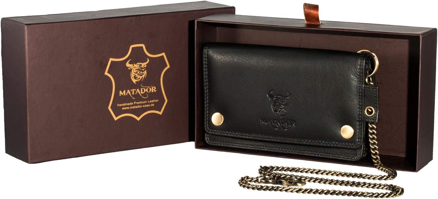 MATADOR Biker with Chain 3703, brown, 16 x 9 x 3,5, Vintage - Image 3