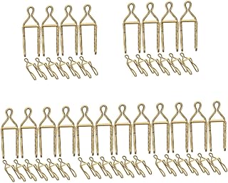 VALICLUD 100 Pcs Pocket Watch Clasp DIY Pocket Watch Chain Clips Metal Clasp for Watch Chain Iron Clasps Clips for Pocket ...