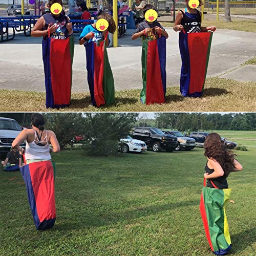 CWLAKON Buiten Spelletjes Verjaardagsfeestjes Kinderen Volwassenen, Zakloopzakken, Eierlepelspel, 3 Benige Race Spel… - Image 3