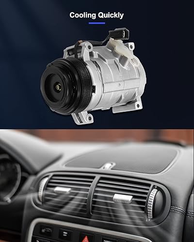 Miniatura 5 de ECCPP Compresor de CA con embrague 2008-2012 apto para B-uick Enclave 3.6L 2009-2012 para Ch-evrolet Traverse 3.6L 2007-2010 para S-aturn Outlook
