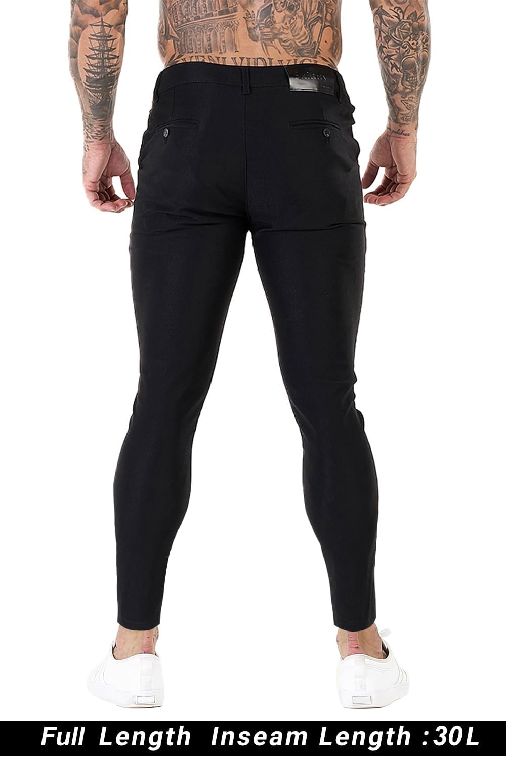 GINGTTO Mens Dress Pants Slim Fit Chino Pants for Men Stretch - Image 5