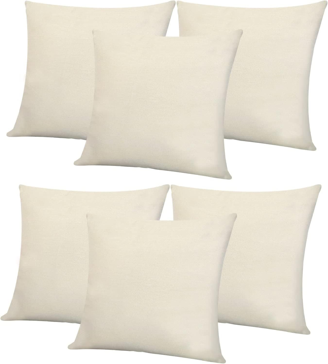 Sublimation Pillow Covers Blank 16x16 Inch BeigeThrow