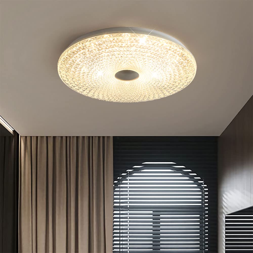 ¿Buscas luz uniforme? Lámparas de techo redondas de acrílico para dormitorios y cocina 8