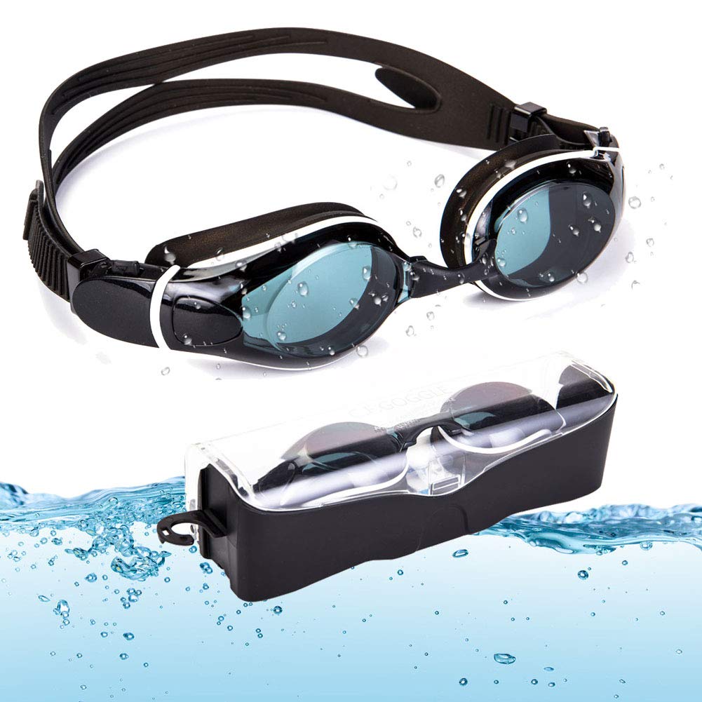 Lelinta Swimming Goggles UV Protection Anti Fog No Leaking Mirrored Swim Goggles
