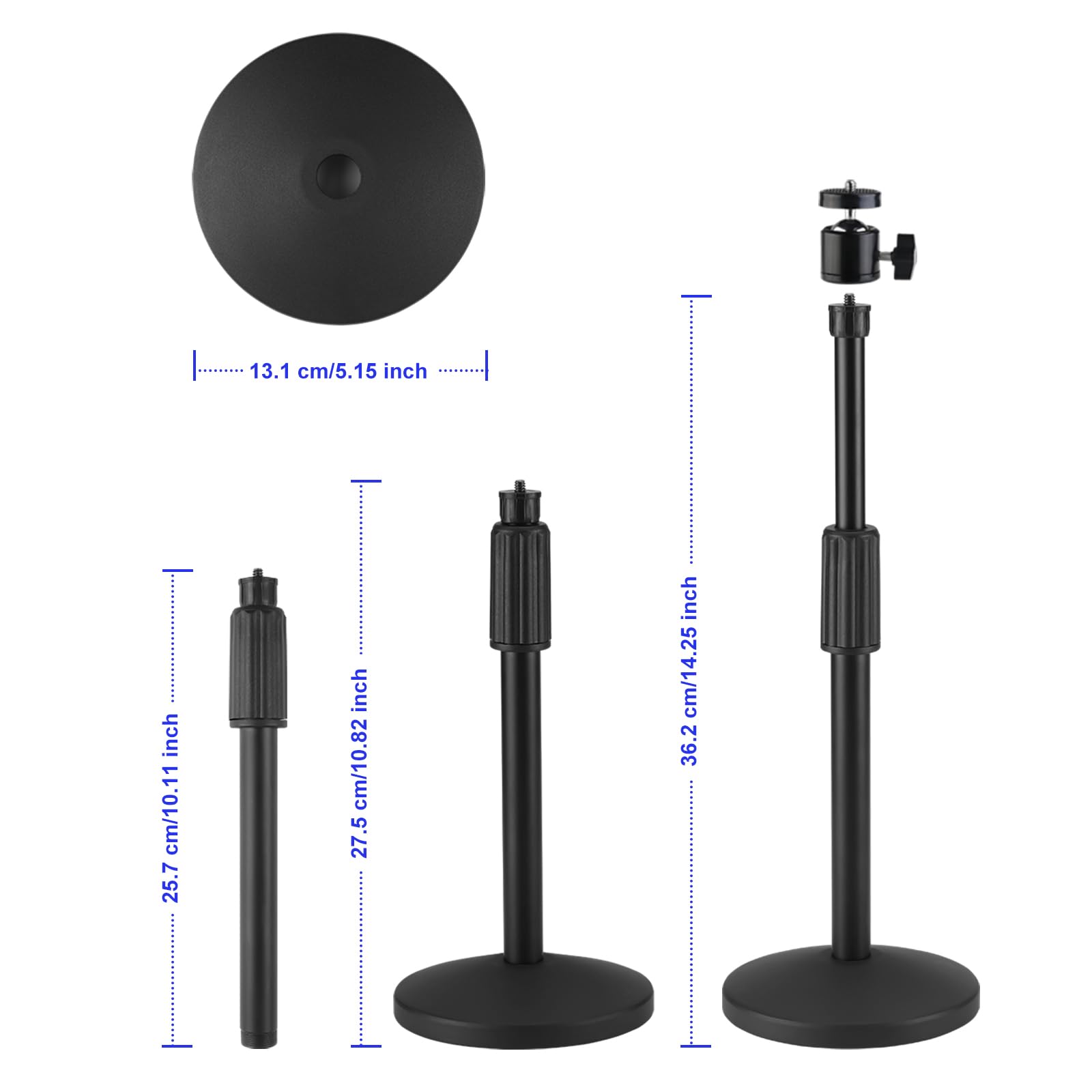 Confezione da 6 Tubi Luminosi RGB Portatili da 1,2m Alimentati a Batteria 5000mAh con Custodia Luci al Neon Colorate Portatili Barra con Supporto per Stick Luminoso Studio Video LED Fotografia