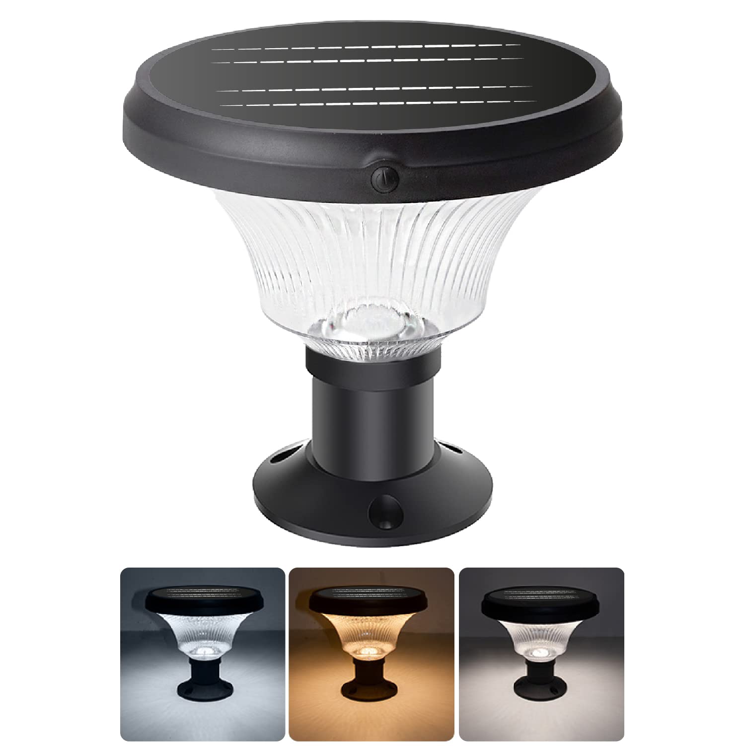 Epyz Solar Gate Pillar Light Outdoor Round Shape with 143LEDs, 8W Monocrystaline Panel, 12,000maH Battery, 3 Type of Lights, Application for Fence, Garden, Wall, Outdoor [ Multicolour ] (B093DLLXMS) Amazon Price History, Amazon Price Tracker