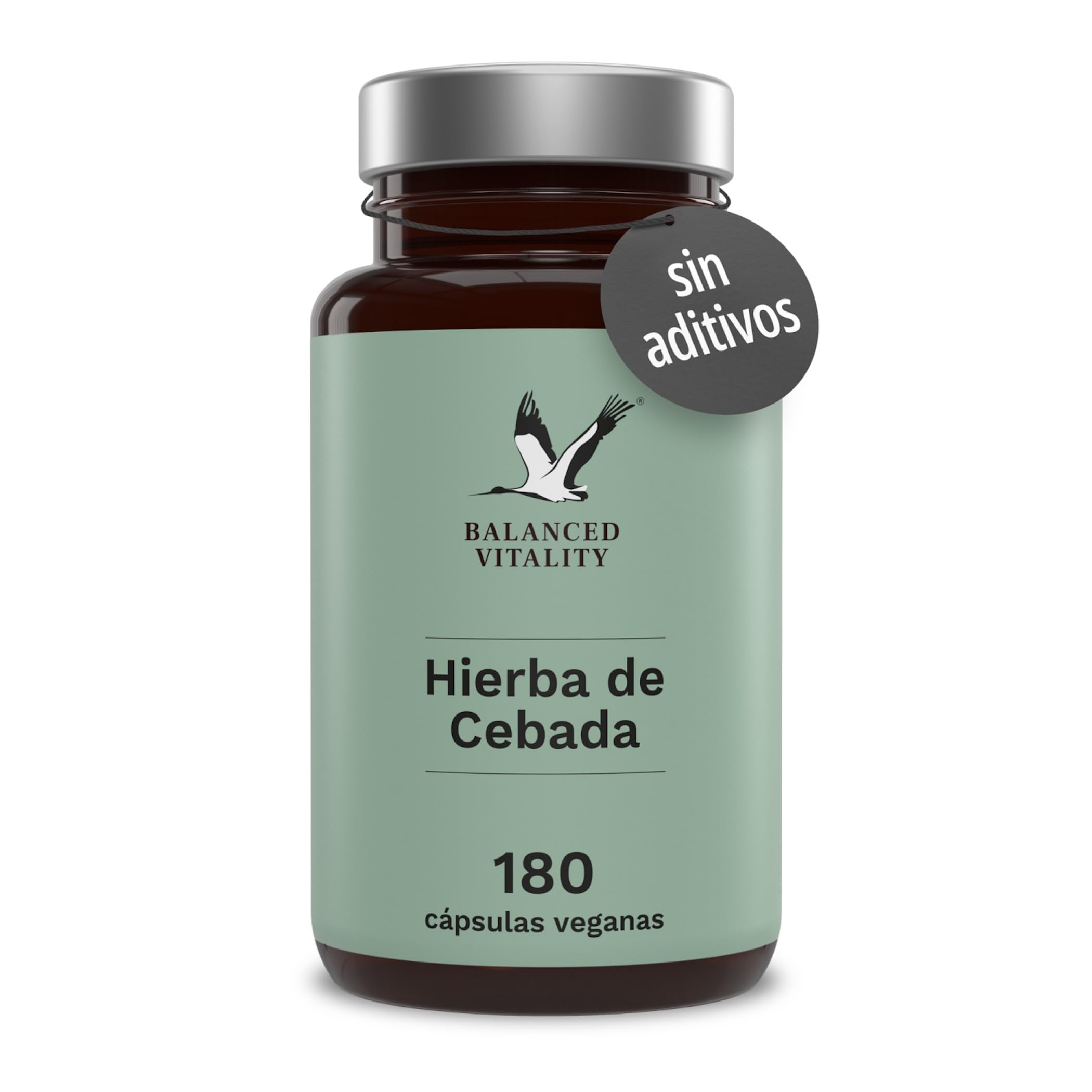 Hierba de cebada Balanced Vitality – proveedor de nutrientes variado – superalimento natural – sin aditivos – probado en laboratorio – 180 pastillas veganas para 2 meses – Made in Germany