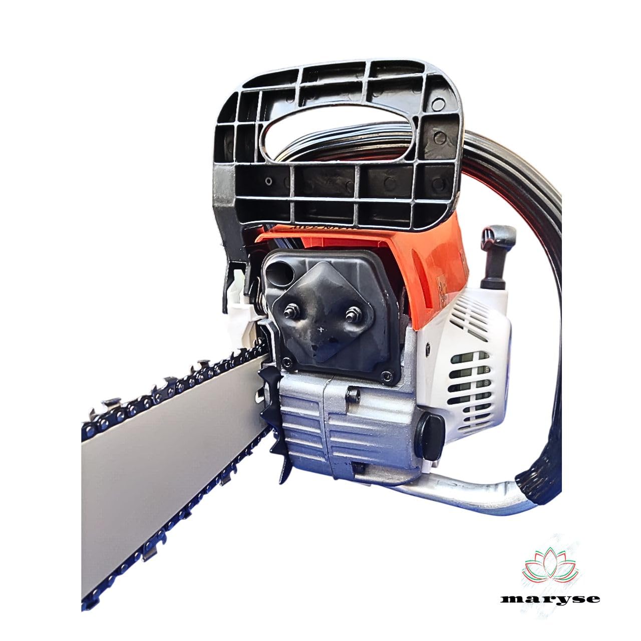 Motosega a Scoppio Lama 50 cm,Motore 2 tempi 52 cc, Potente, Affidabile, Taglio Preciso, Ideale per Taglio Legna, Potatura e Abbattimento
