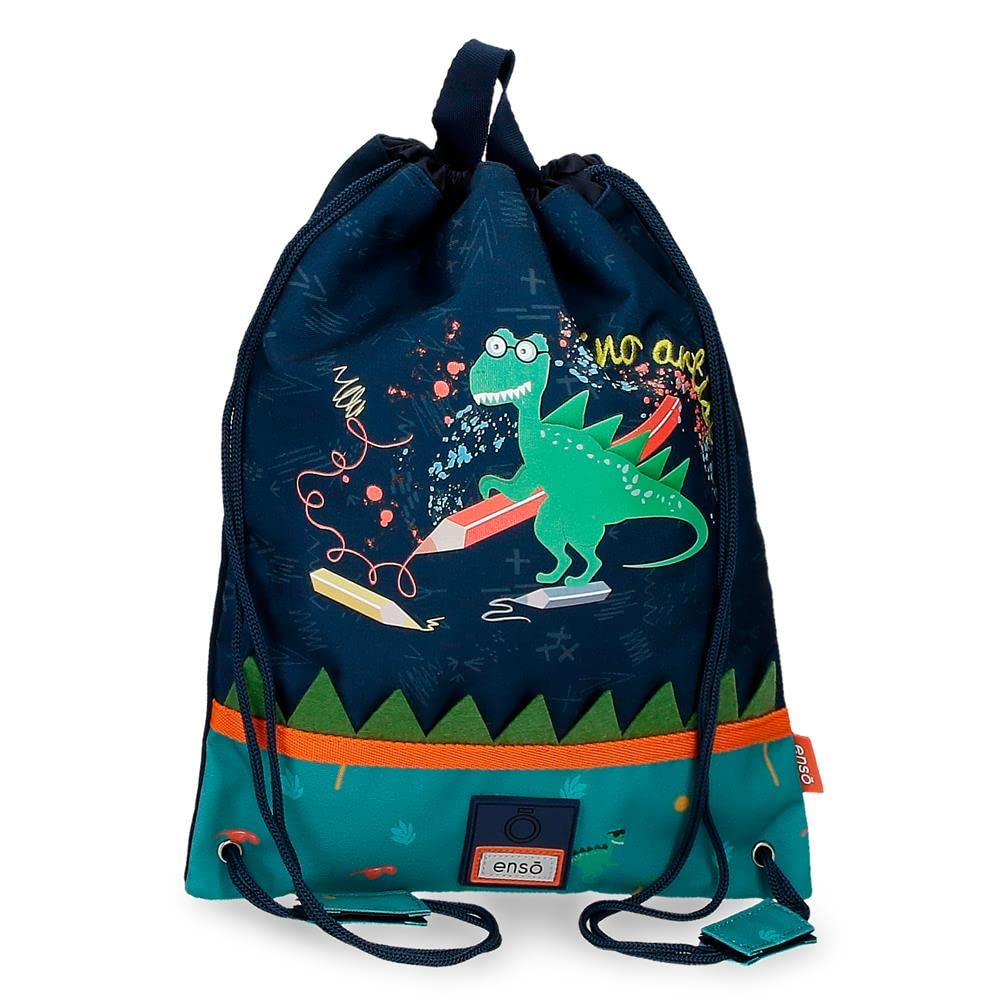 Enso Dino artist Multicolor Lunch Bag 27x34x10 cm Polyester