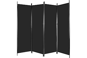 Folding Room Divider, 6.7FT Wide Tall Portable Privacy Screen