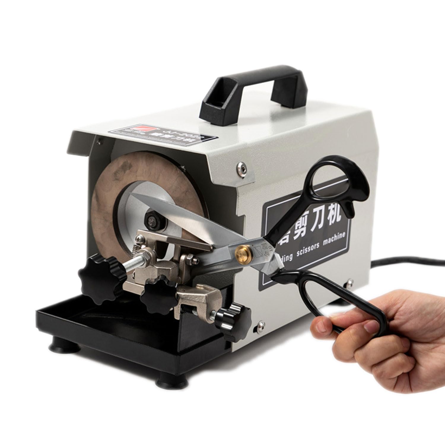 220W Electric Scissors Sharpener 2800RPM Universal Industrial Knife Sharpene Width 50mm Grinding Scissors Machine for Tailor Kitchen Clothing